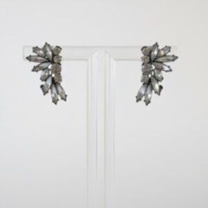 Banana Republic Gemstone Sparkle Deco Crystal Ear Cimbers Earrings NWT 45